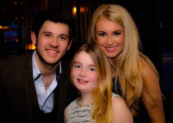 Hollie with vocalist Holly Brewer and radio presenter Oliver Dean