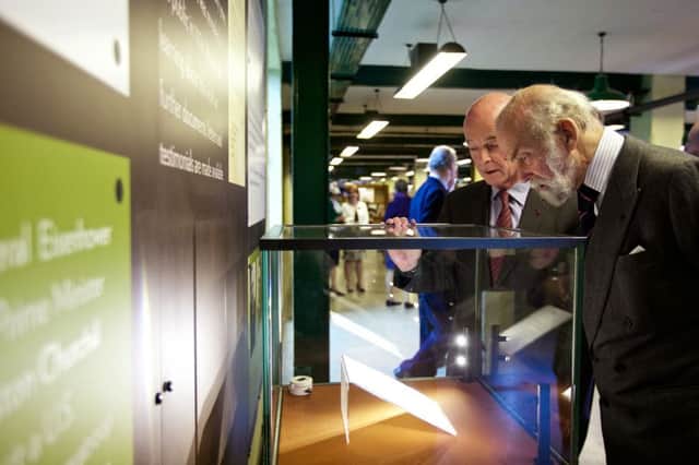 HRH Prince Michael of Kent on his visit to Bletchley Park