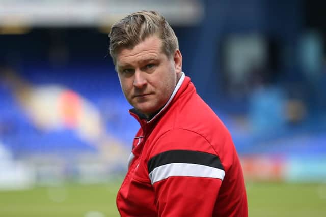 MK Dons manager Karl Robinson during the Sky Bet Championship match between Ipswich Town and Milton Keynes Dons at Portman Road, Ipswich, England on 30 April 2016. Photo by Simon Davies. PNL-160430-175108002