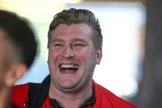 MK Dons manager Karl Robinson  during the Sky Bet Championship match between Ipswich Town and Milton Keynes Dons at Portman Road, Ipswich, England on 30 April 2016. Photo by Simon Davies. PSI-1954-0002