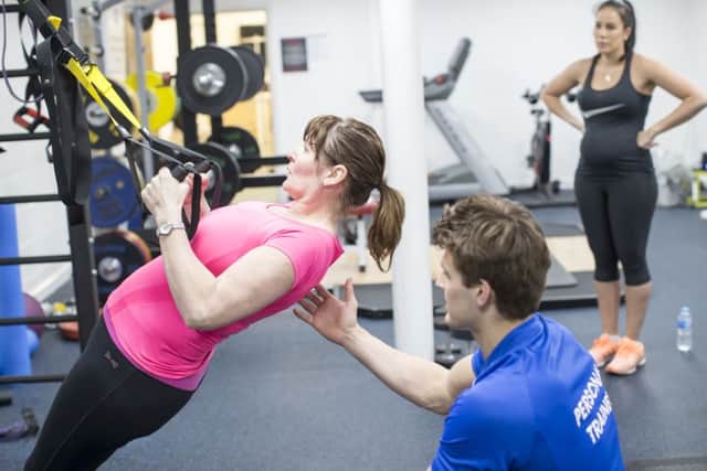 Ruth Supple gets put through her paces at one of the fitness classes