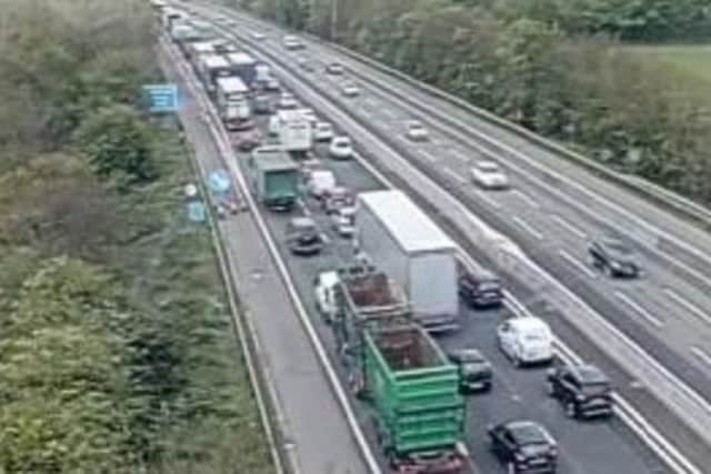 Traffic on the M1