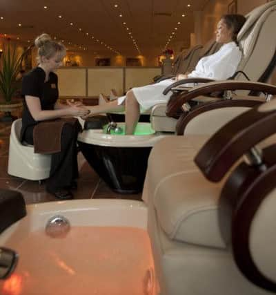 Pedicure station