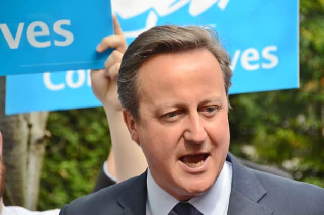 Prime Minister David Cameron at the Peterborough Conservative Club EMN-160605-150324009