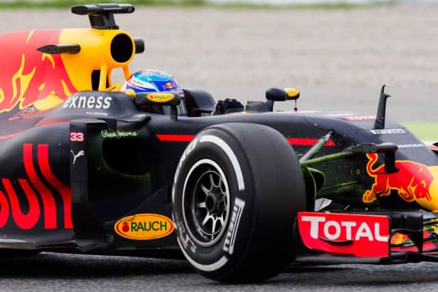 Max Verstappen testing in Barcelona