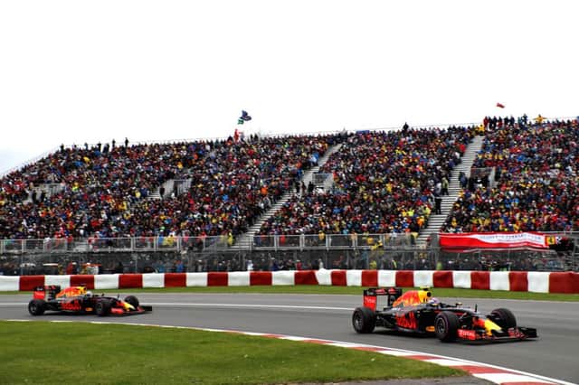 Max Verstappen heads Daniel Ricciardo in Canada