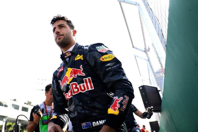 Daniel Ricciardo cut a disappointed figure in Baku