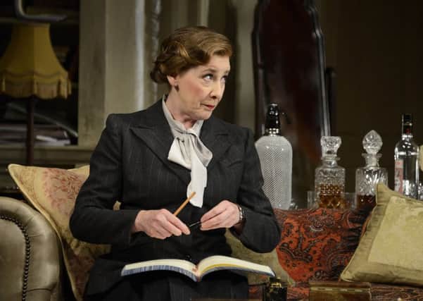 Phyllis Logan stars as Monica Reed in Present Laughter. Picture: Nobby Clark