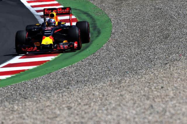 Daniel Ricciardo driving on his 27th birthday in free practice