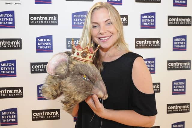 Sam Womack who is playing Queen Rat in Dick Whittington at Milton Keynes Theatre
