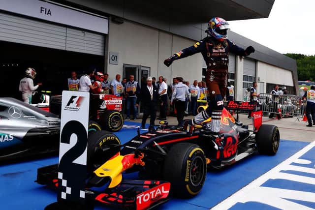 Verstappen has finished of the podium twice since joining Red Bull