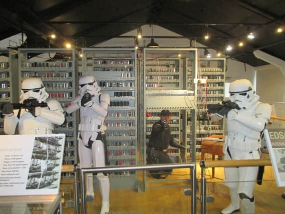 Stormtroopers protecting the reconstruction of 1951 EDSAC computer