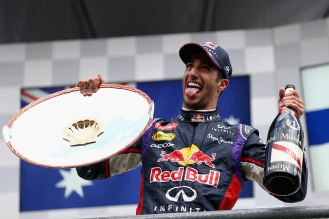 Ricciardo won three races in 2014