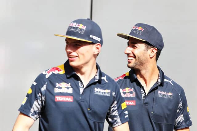 Daniel Ricciardo and Max Verstappen were both on the podium in Germany