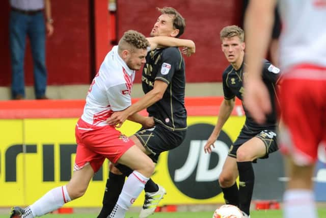 Stevenage vs MK Dons. Pic: Lee Scriven