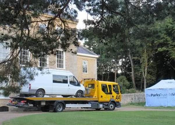 The AA arrive at Linford Manor Park