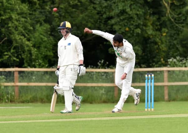 Kamran Anwar took five wickets against Finedon