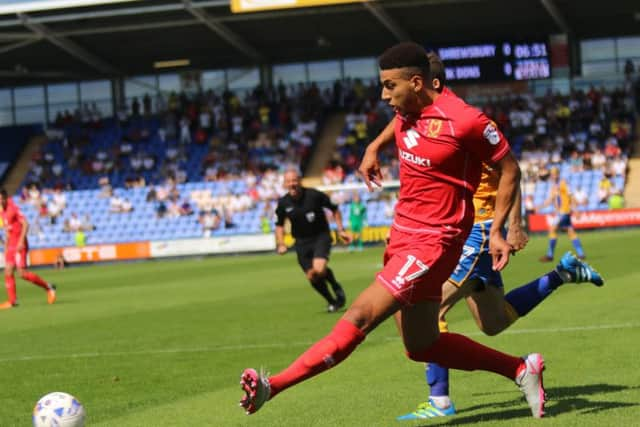 Daniel Powell scored the winner against Shrewsbury (Pic: Lee Scriven)