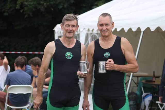 Steve Lawson and Rod Bennet after winning the Master's E Pair SmHihPim66cYCdTdUQ08