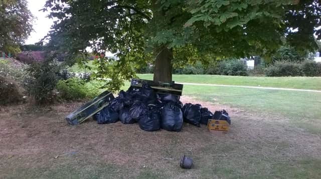 Piling up: Rubbish is becoming an increasing problem