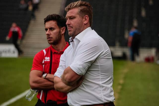 Karl Robinson and Baldock had 'honest talks' about the move