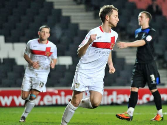 Dean Bowditch is the form man for MK Dons against Bury