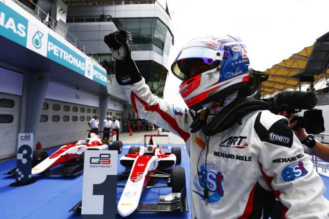 Alexander Albon wins in Malaysia (GP3 Media)