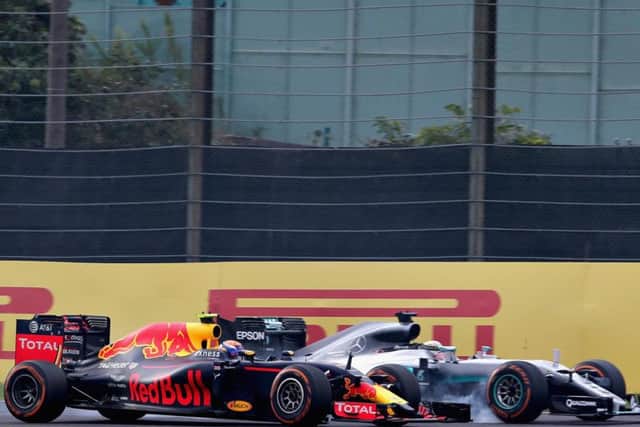Verstappen held off Lewis Hamilton in the closing laps