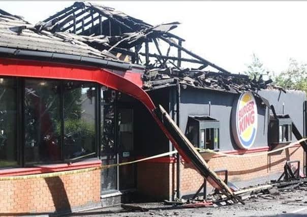 The Burger King in Bletchley burnt down earlier this year
