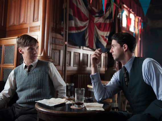 Benedict Cumberbatch and Matthew Goode in The Imitation Game. This week is the last chance to see an exhibition about the film at Bletchley Park, where parts of the film were shot. Picture: Studiocanal