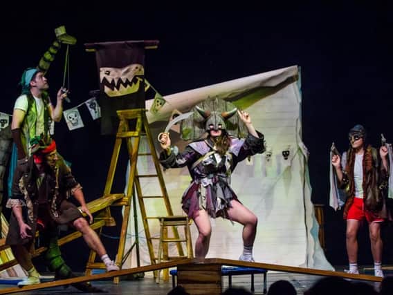 The Magic Cutlass features live music, puppetry and dastardly dinosaurs