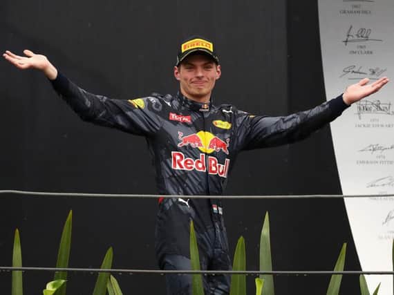 Max Verstappen was voted driver of the day in Brazil on Sunday.