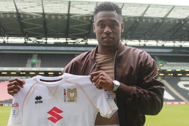 Aneke signed for Dons in the summer. Pic: MK Dons