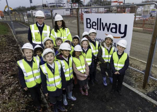 Whitehouse Primary School pupils given a tour of housing development