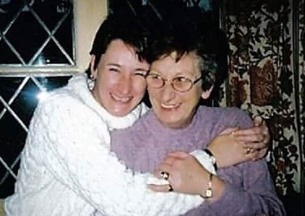 Nicola Halfacre and her mum Jen