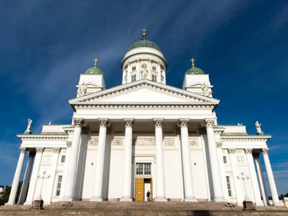 Helsinki's Tuomiokirkko Cathedral in Finland