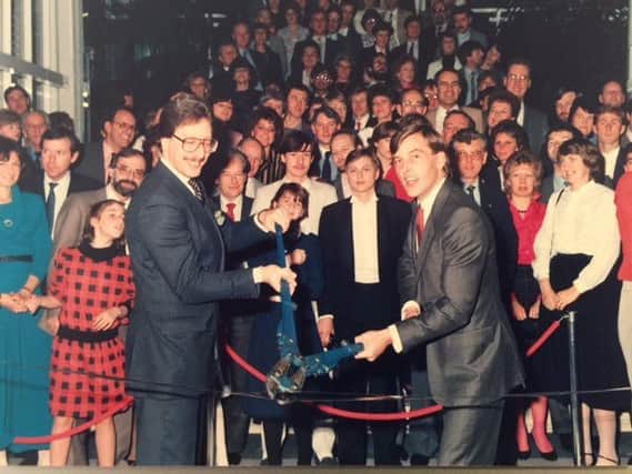 The opening of The Point, in 1985