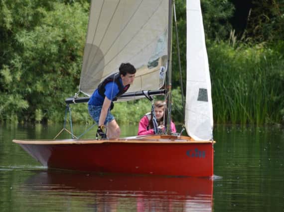 Emberton Sailing Club is giving visitors the chance to experience the fun on the water
