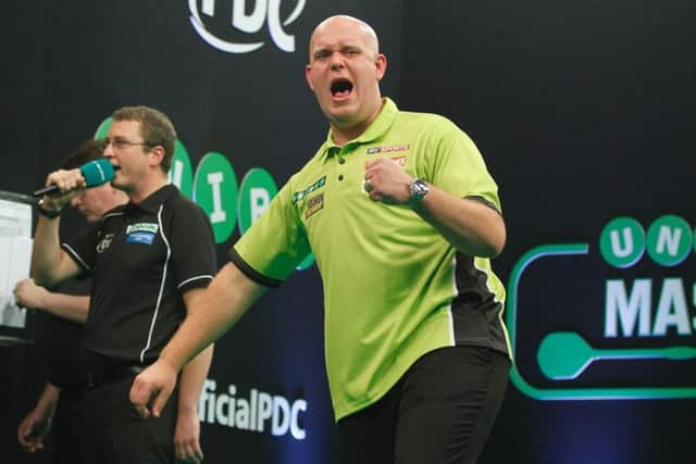 Michael van Gerwen. Pic: Lawrence Lustig/PDC