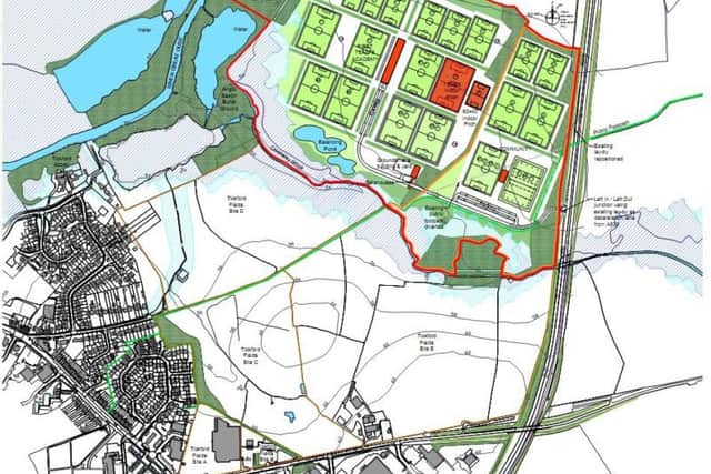 Plans to build at Tickford Fields