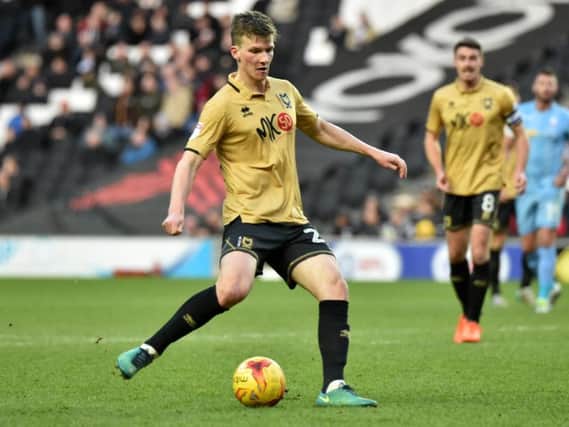 Paul Downing is looking more settled at MK Dons