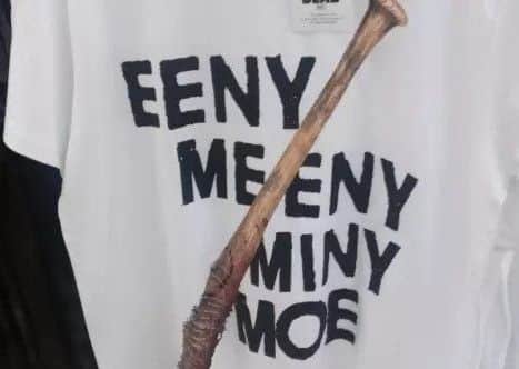 The t-shirt has now been pulled from sale.