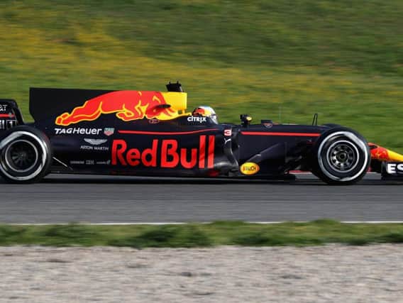 Daniel Ricciardo driving the new RB13
