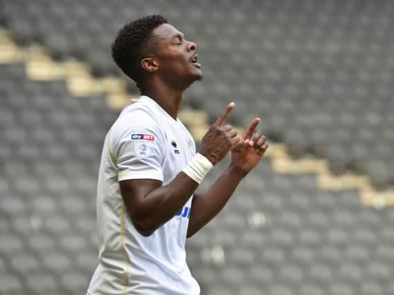 Kieran Agard scored twice on his debut when Dons and Millwall met in August, playing out a 2-2 draw.
