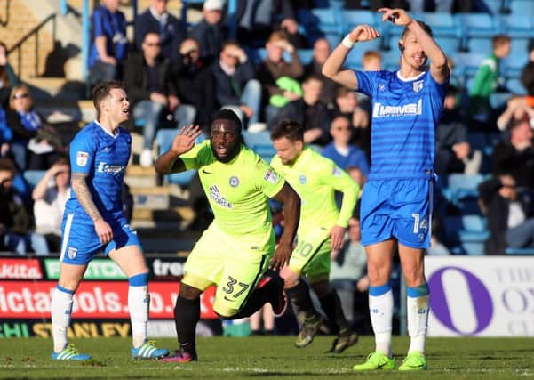 Gillingham suffered a last-gasp defeat to Peterborough United last weekendGillingham suffered a last-gasp defeat to Peterborough United last weekend