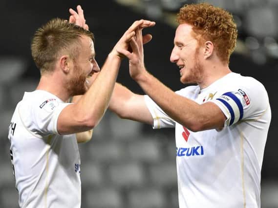Dean Lewington (right) and Dean Bowditch (left) are both out of contract at the end of the season.