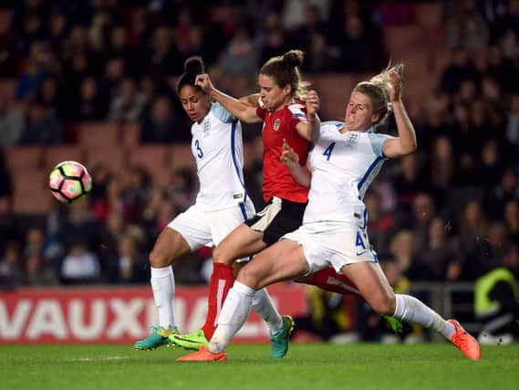 England Ladies vs Austria.