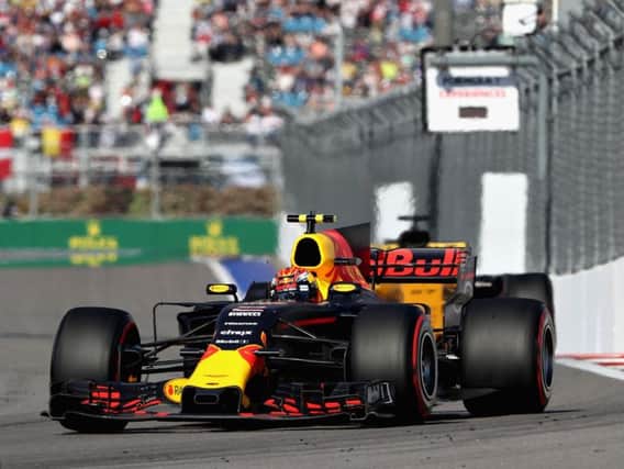 Max Verstappen was fifth in Russia