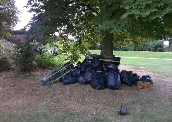The real cost of rubbish has been revealed by The Parks Trust