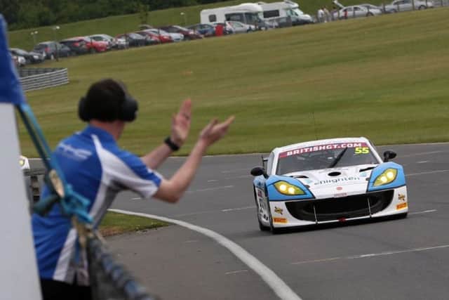 Crossing the line to take victory